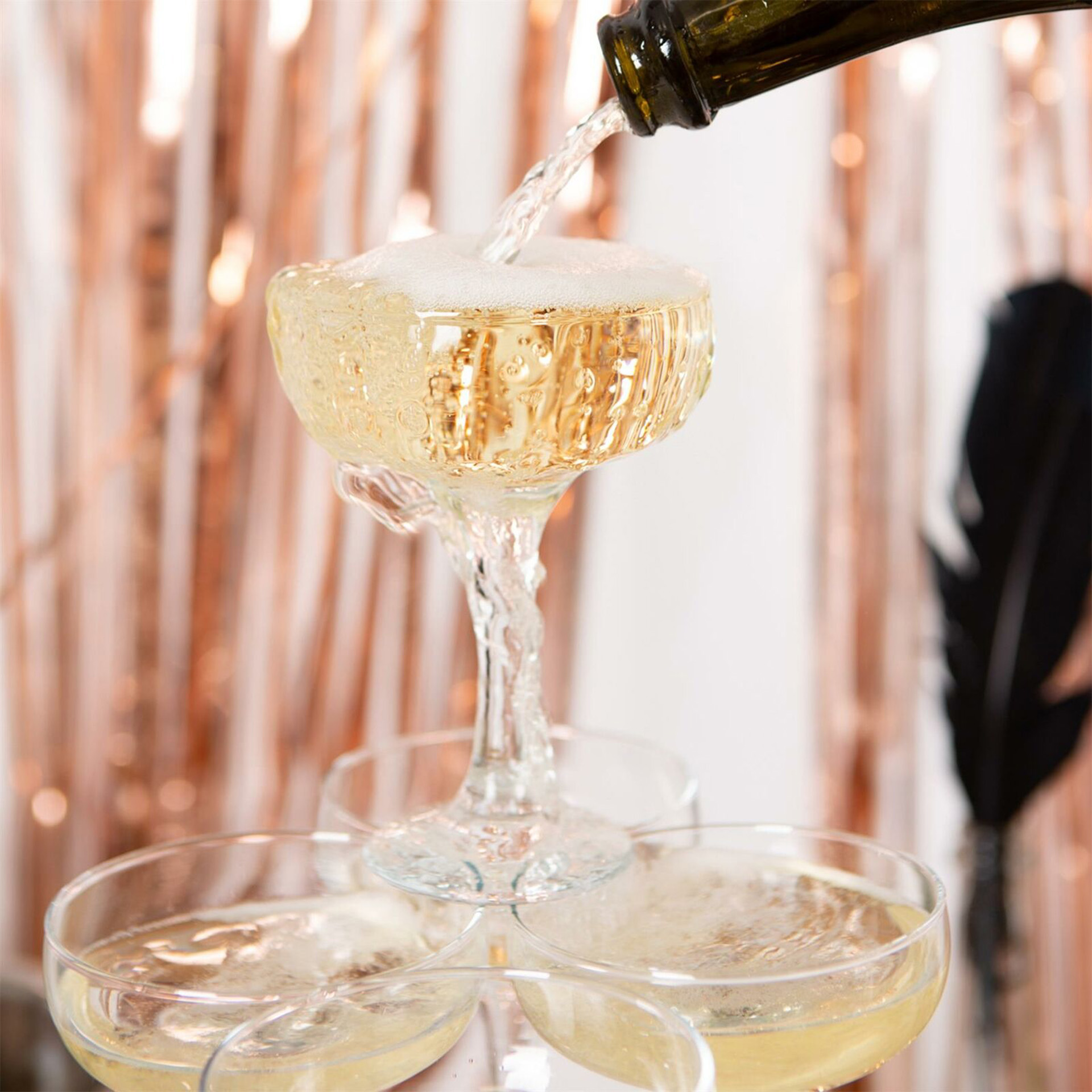 Copo com Pé Champagne Misket 23.5cl Pack 6