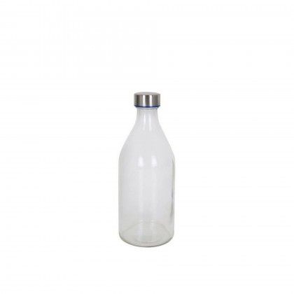 Garrafa Vidro Tampa Metal Round Anna 1L