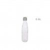 Garrafa Vidro Tampa Metal 600ML