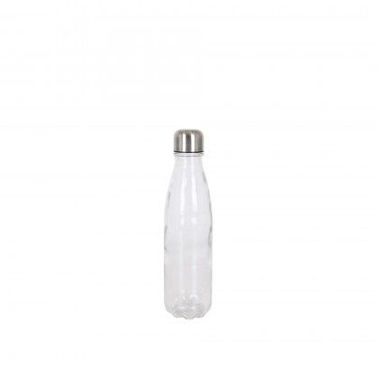 Garrafa Vidro Tampa Metal 600ML