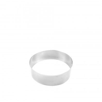 Aro Empratar Inox Redondo 12X4.5cm