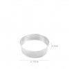 Aro Empratar Inox Redondo 12X4.5cm
