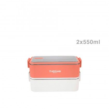 Lancheira Trmica Thermosport Retangular 2X550ML