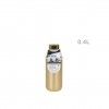 Garrafa gua Vidro com Capa Metalizada 400ml 6.9X19cm
