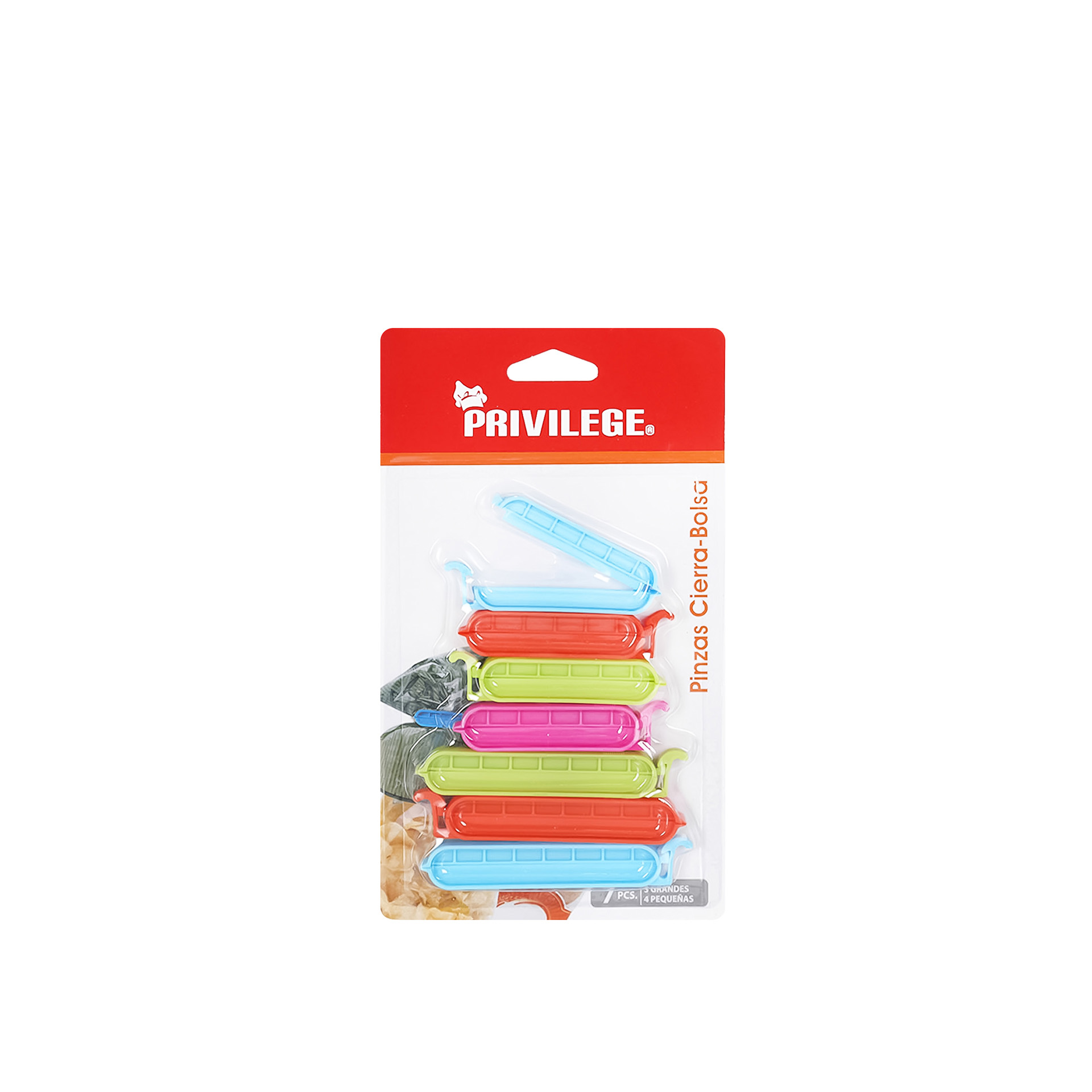 Pinça Plástica para Saco Pack 7