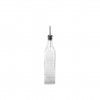 Galheteiro Vidro Tampa Inox Anna Linhas 500ml 5.5X5.5X30cm