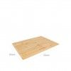 Tbua Corte / Servir Bambu Bege 33X25cm