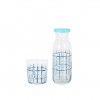 Conjunto Garrafa Vidro 1.2L + 4 Copos