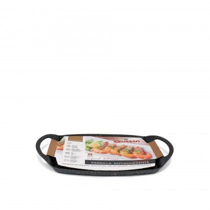Grelhador Antiaderente Preto 36X22.5X1.6CM