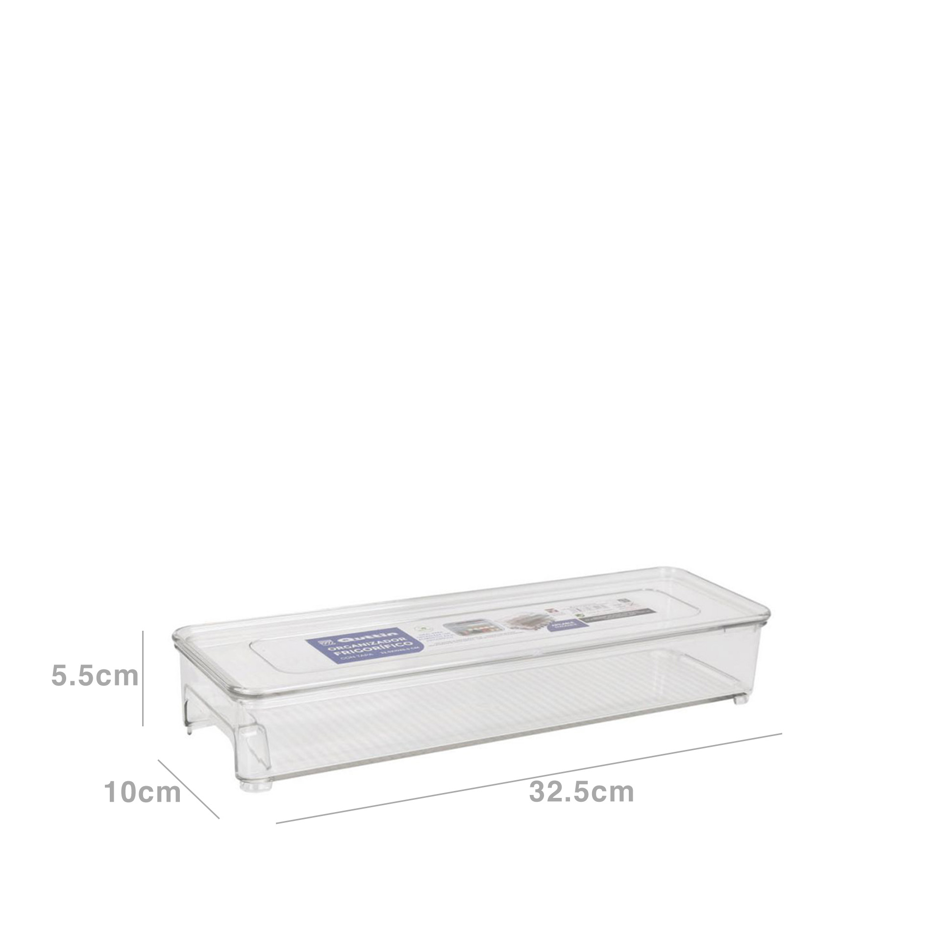 Organizador Multiusos com Tampa 32.5X10X5.5cm