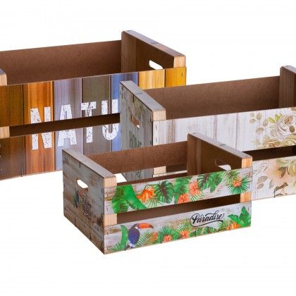 Caixa Wood Nature Brilho 36X26.5X17