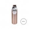 Garrafa gua Vidro com Capa Metalizada 600ml