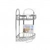 Estante Banho Allucrom 2 Bandejas Canto 23X23X42cm