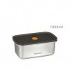 Fiambreira Ss Hermtica Retangular 1000ml
