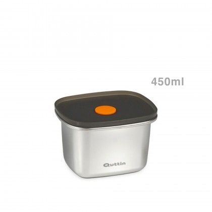 Fiambreira Ss Hermtica Retangular 450ml