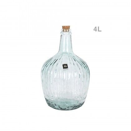 Garrafa Vidro Apple com Tampa 4L