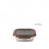 Caixa Hermtica Quttin Practiline Forno / Micro Retangular 350ml