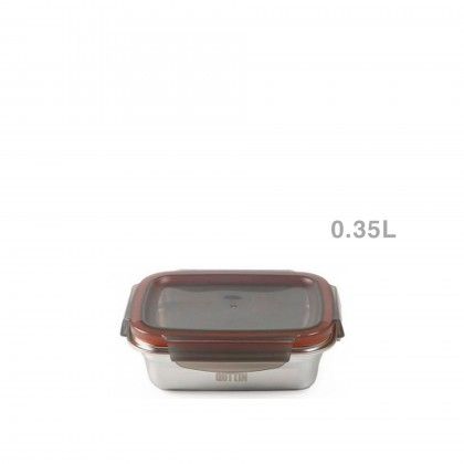 Caixa Hermtica Quttin Practiline Forno / Micro Retangular 350ml