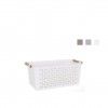 Cesto Multiusos Asas Madeira 26X14.5X12cm