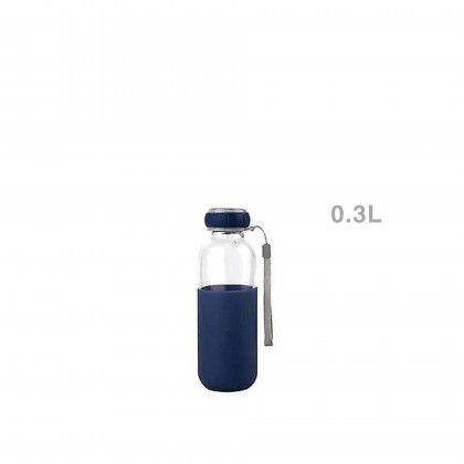 Garrafa gua Vidro / Silicone 300ml