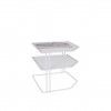 Estante Metal Branco 23X23X20cm