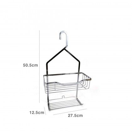 Cabide para Banho Metal 2 Nveis 27.5X12.5X50.5CM