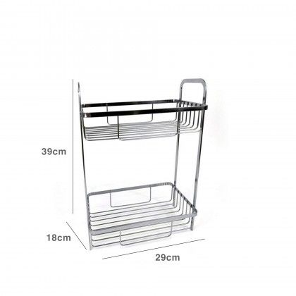 Estante Metal 2 Nveis 29X18X39cm