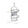 Cabide para Banho Metal 3 Nveis 27.5X12.5X63cm