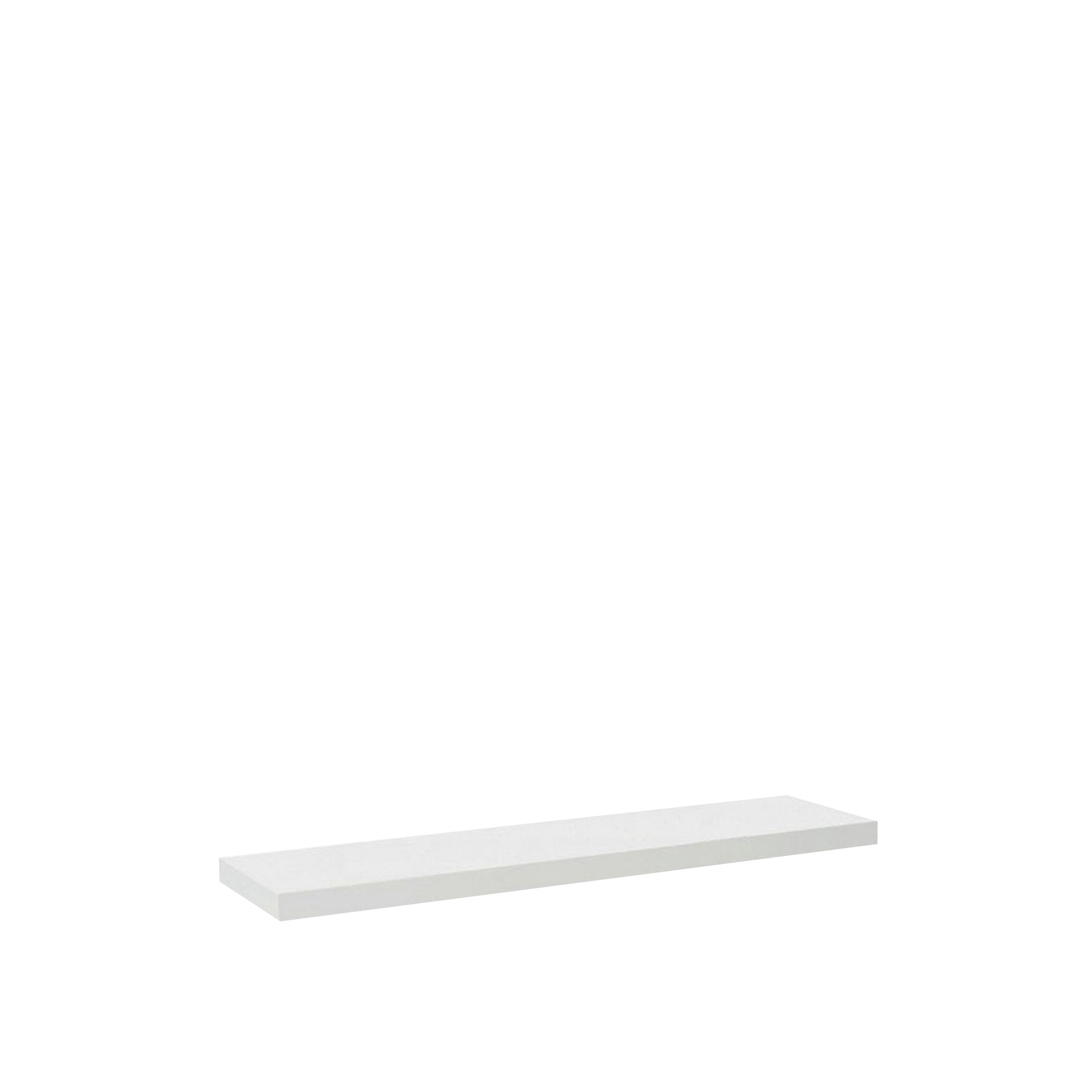 Estante Parede MDF Branco 23.5X80X3.8CM