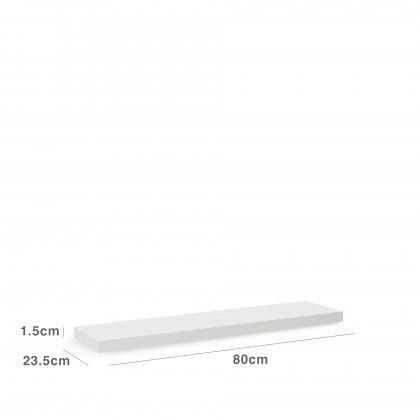 Estante Parede Branco 23.5X80X1.5CM