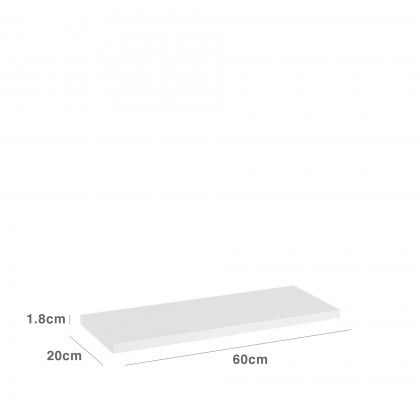 Estante Parede Branco 20X60X1.8CM
