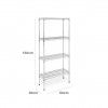 Estante 4 Níveis 60X30X150CM Estante 4 Níveis 60X30X150CM