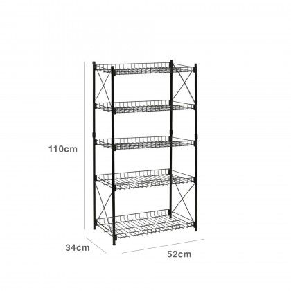 Estante 5 Níveis Metal 52X34X110M Estante 5 Níveis Metal 52X34X110M