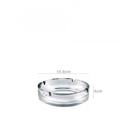 Cinzeiro Vidro Redondo 14.5X4CM