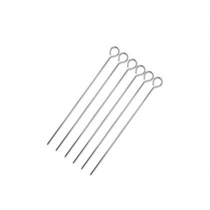 Espeto Metal 30CM Pack 6