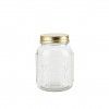 Frasco Hermtico Anna com Tampa Rosca Dourada 0.500ml