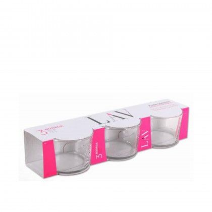 Taa Sobremesa Vidro Bodega 240ml 8X6cm Pack 3