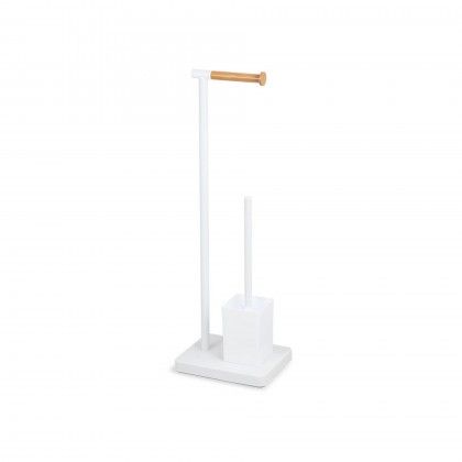 Suporte Rolo Papel Higinico + Escovilho Wc 23X18X69.5CM