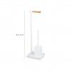 Suporte Rolo Papel Higinico + Escovilho Wc 23X18X69.5CM