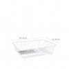 Escorredor Pratos Metal 44.4X31.8X13.5CM
