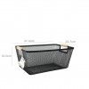 Cesto Rede Metal Asa Madeira 37.4X22.7X16.5cm
