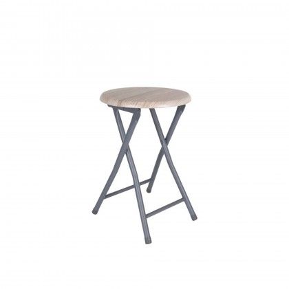 Banco Madeira / Metal Dobrvel 30X45CM