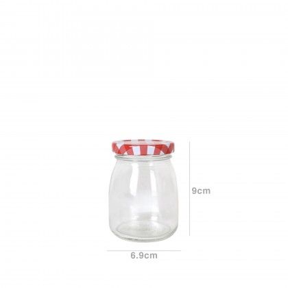 Frasco Hermtico com Tampa Rosca Xadrez 0.190ml 6.9X9cm