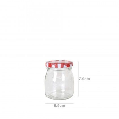 Frasco Hermtico com Tampa Rosca Xadrez 150ML 6.5X7.9cm
