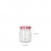 Frasco Hermtico com Tampa Rosca Xadrez 150ML 6.5X7.9cm