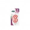 Vela Aniversrio Branco / Vermelho 7cm N.6