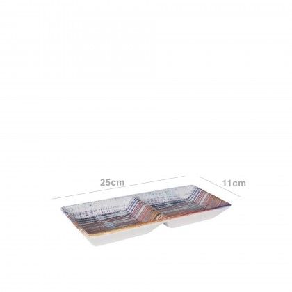 Bandeja Boreal 2 Divises 25X11CM
