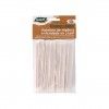 Palheta Caf Madeira Biodegradvel Embalado 0.5X11cm Pack 50