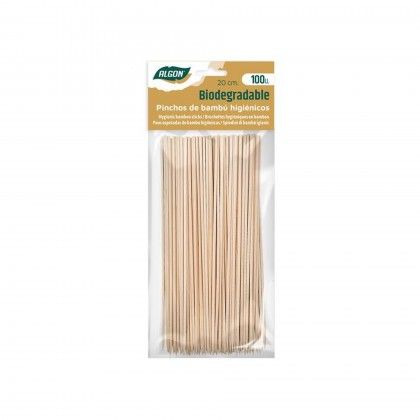 Palito Bambu Biodegradvel 2.5X200mm Pack 100