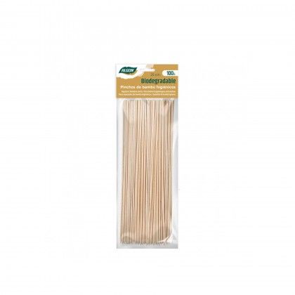 Palito Bambu Biodegradvel 2.5X250mm Pack 100